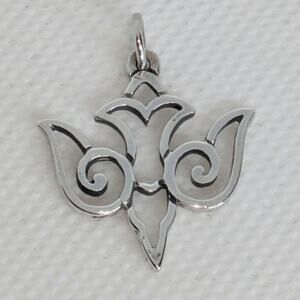James Avery Descending Dove Rare Unsigned Unmarked Sterling Bird Charm Pendant